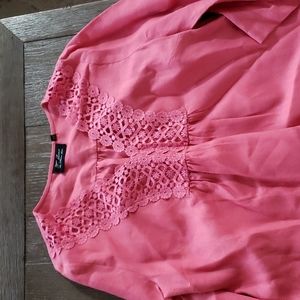 Cute pink quarter sleeve